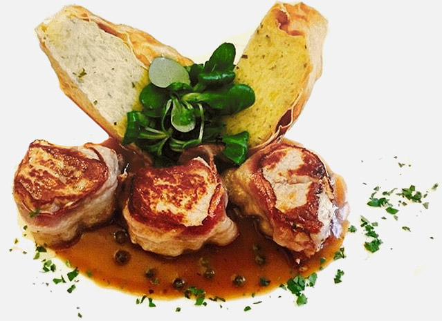 Eine nett angerichtete Spezialität